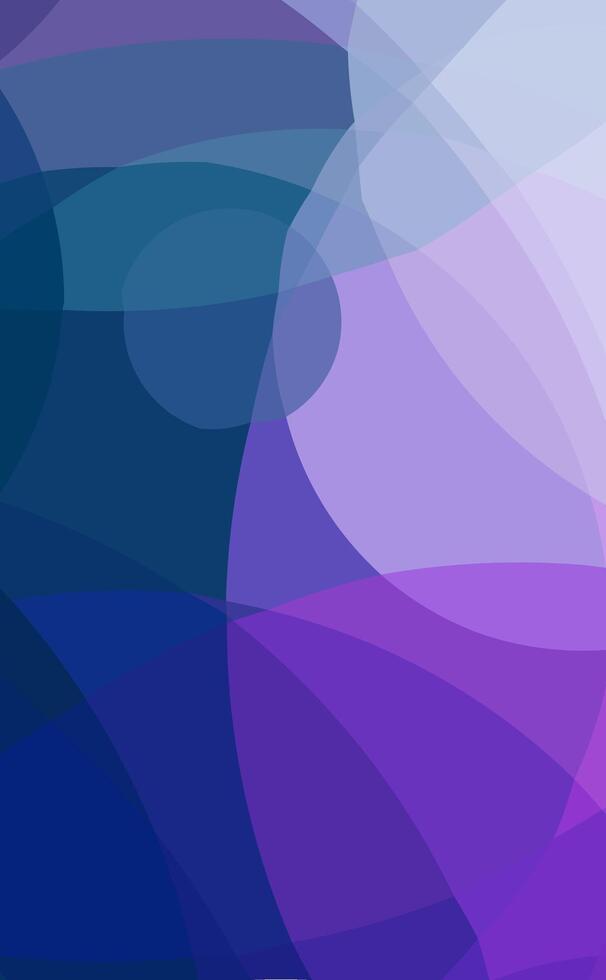 Abstract background with overlapping purple, blue, and teal shapes. vector