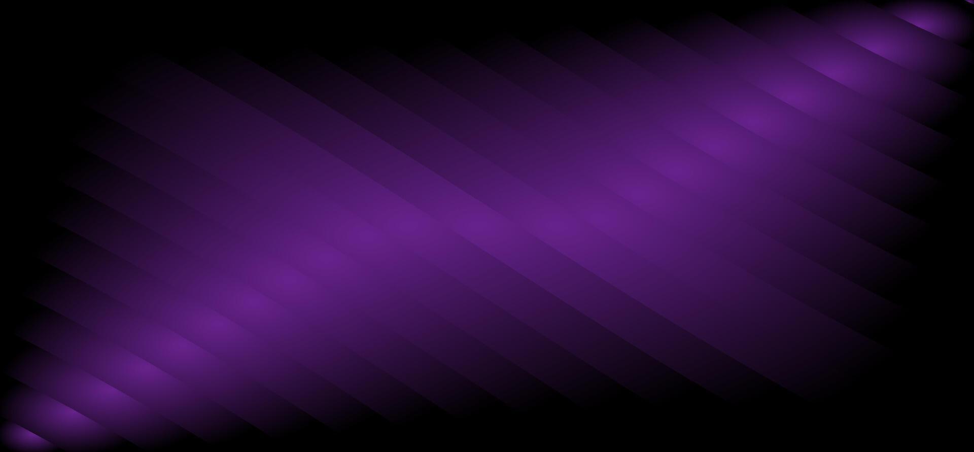 Abstract purple and black diagonal gradient background. vector