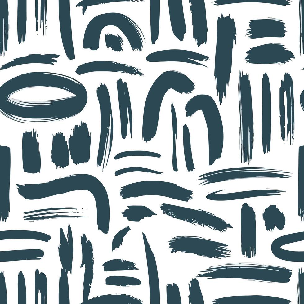 Seamless Brush Stroke Background. vector