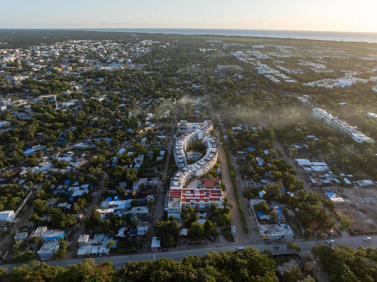 Aerial View - Tulum, Mexico photo