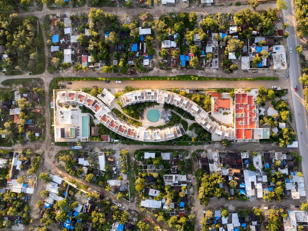Aerial View - Tulum, Mexico photo