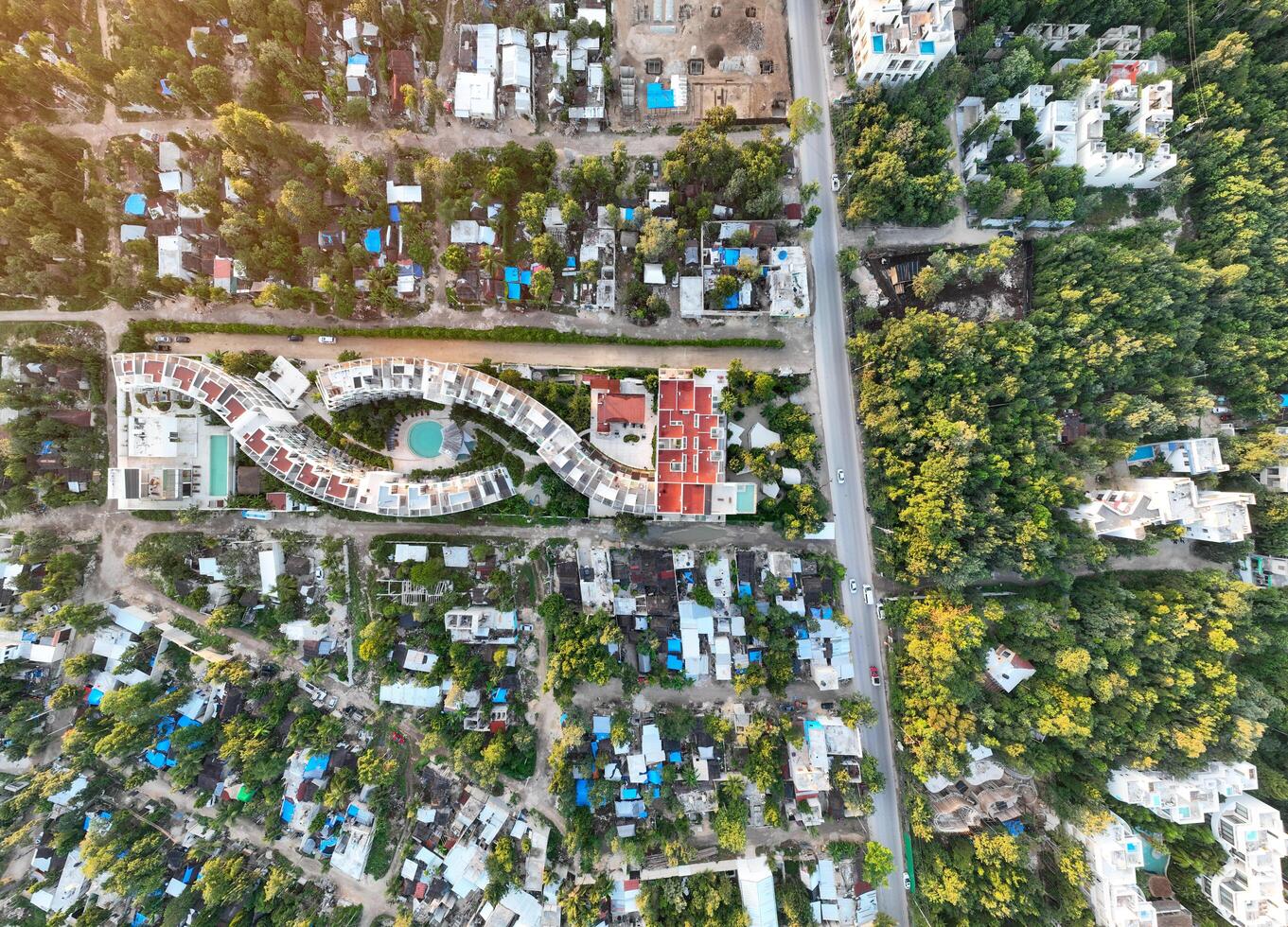 Aerial View - Tulum, Mexico photo