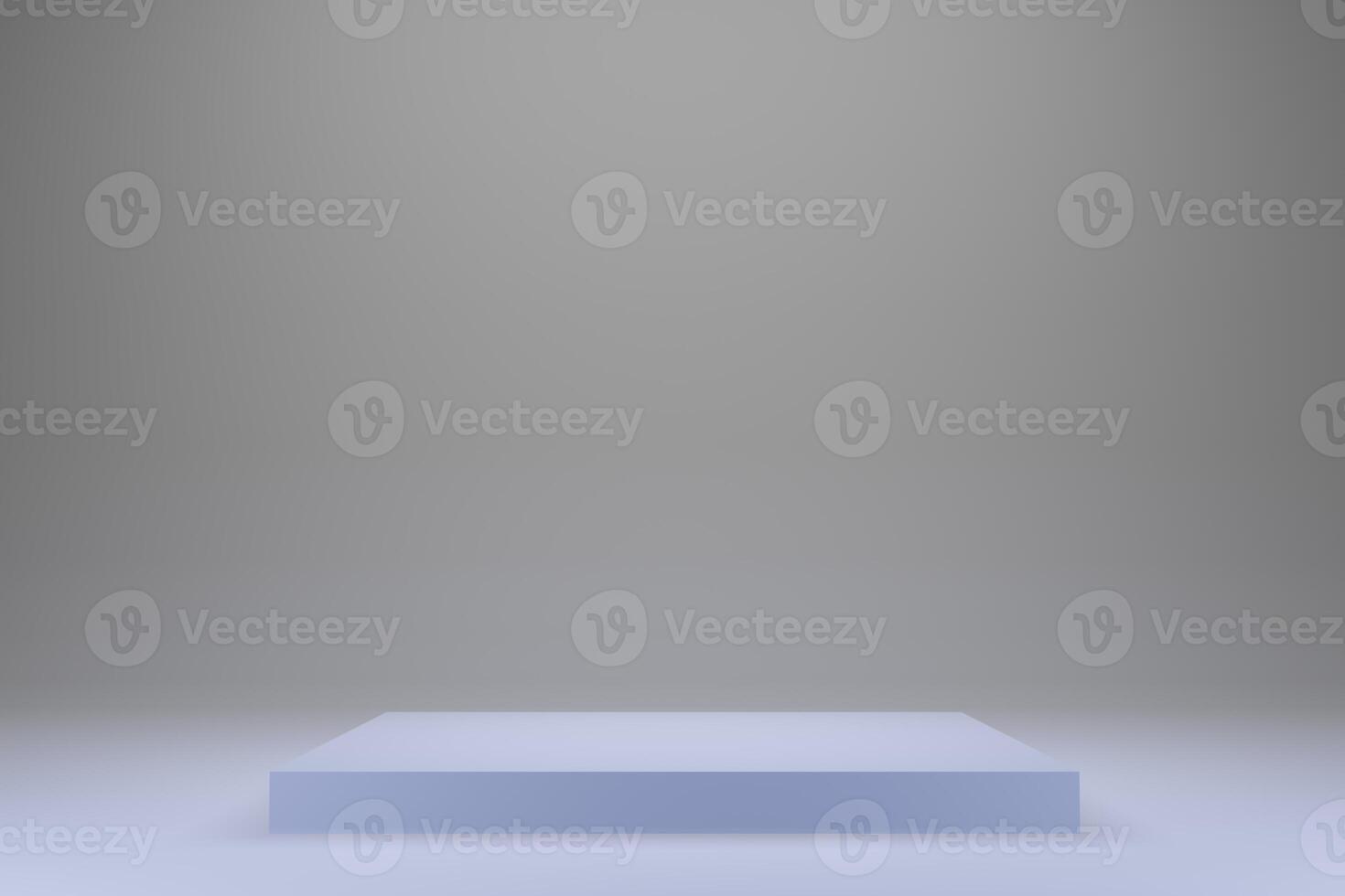 An empty podium in front of a gray background photo