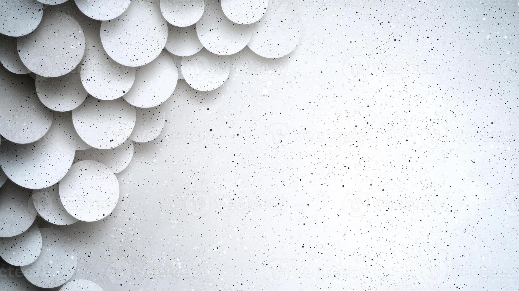 Abstract white and black speckled background photo