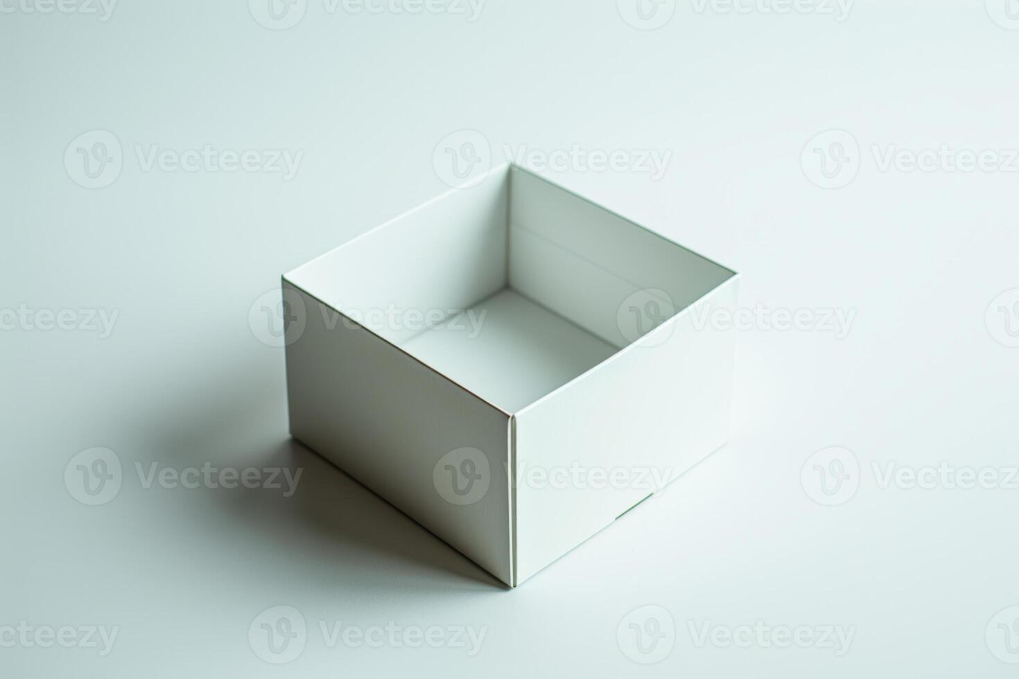minimalist white cube box photo
