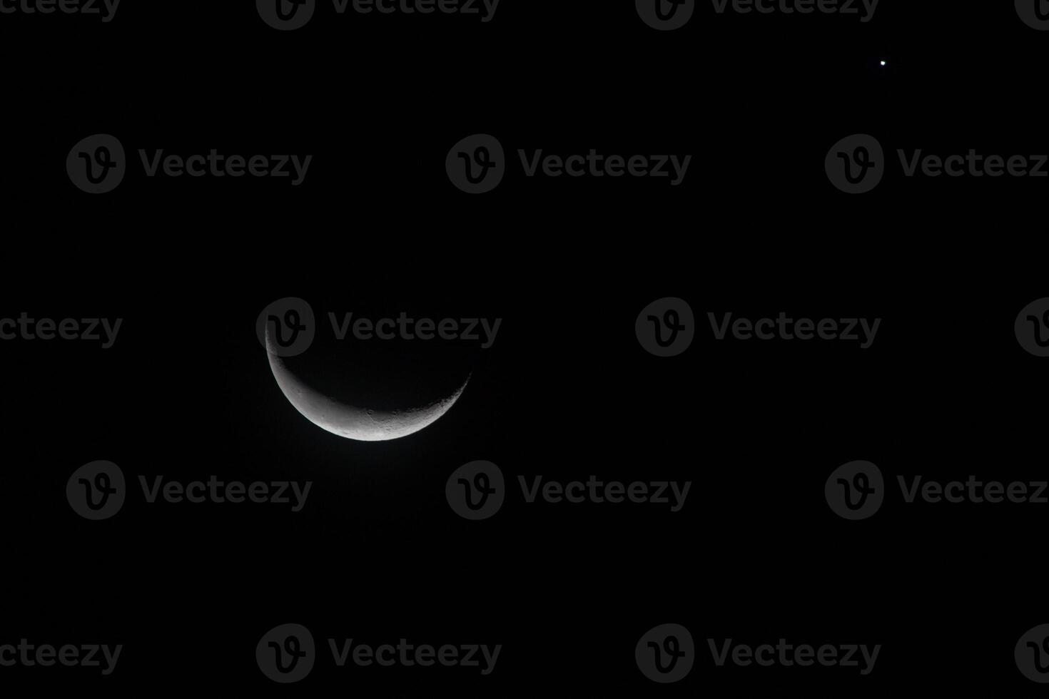 A Lunar eclipse occurs with dark sky when the Moon passes directly behind the Earth photo