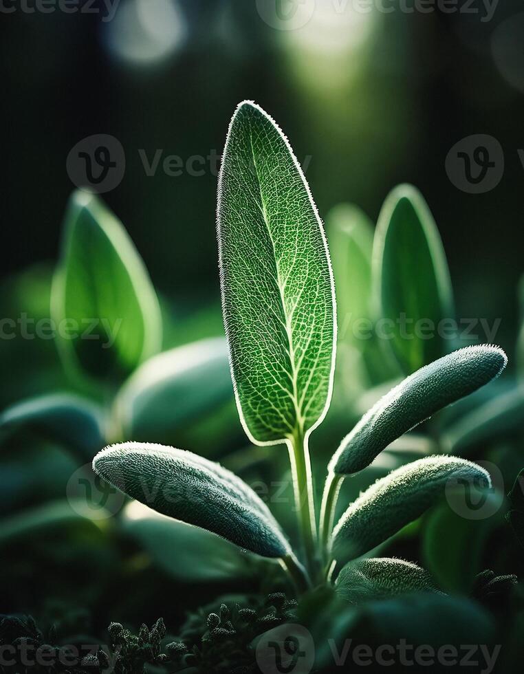 Macro Shot of Nature Life in Forest , Detailed Forest Nature Photography photo