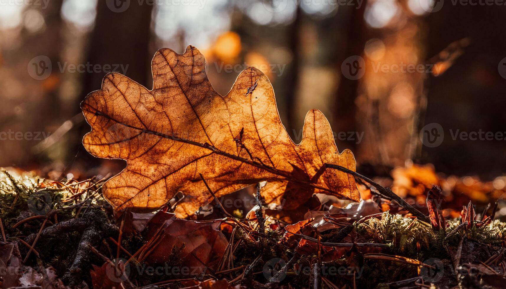 Macro Shot of Nature Life in Forest Detailed Forest Nature Photography wallpaper photo