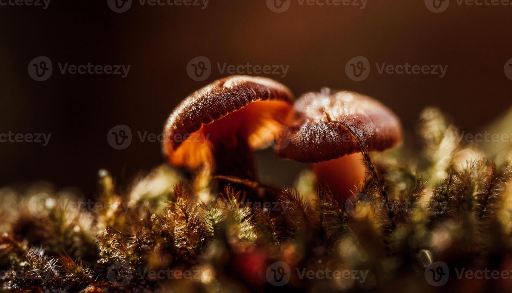 Macro Shot of Nature Life in Forest Detailed Forest Nature Photography wallpaper photo