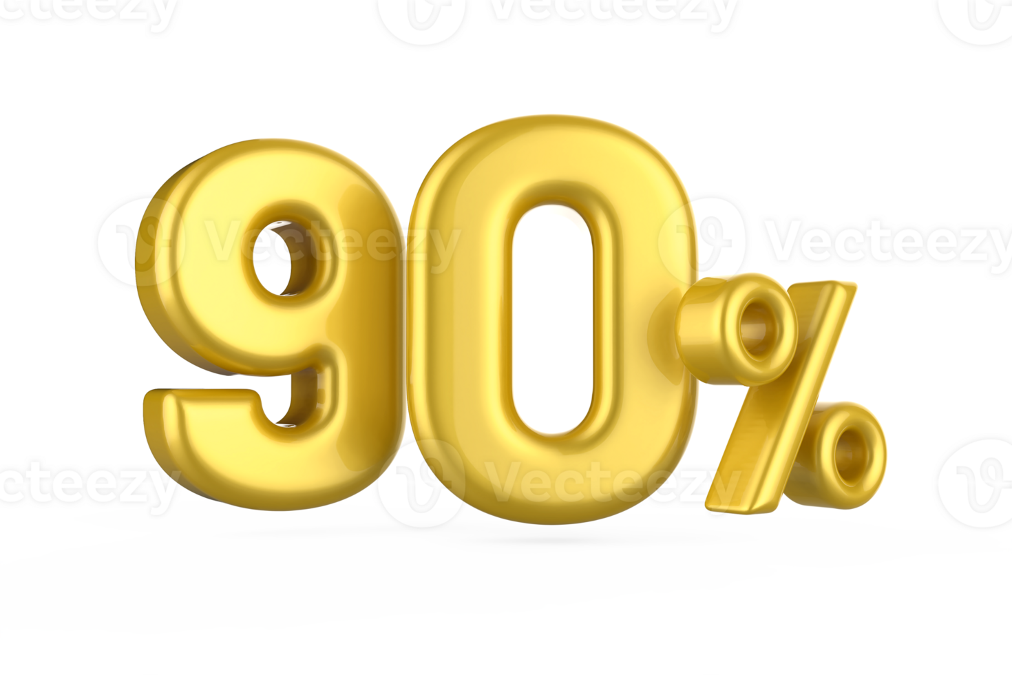 90 percent gold offer in 3d png