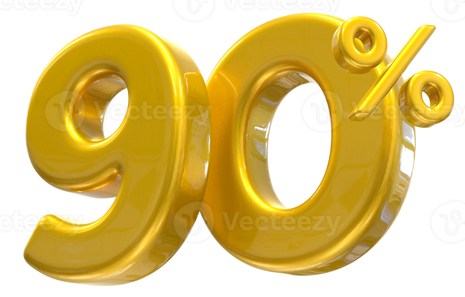 90 percent gold offer in 3d png