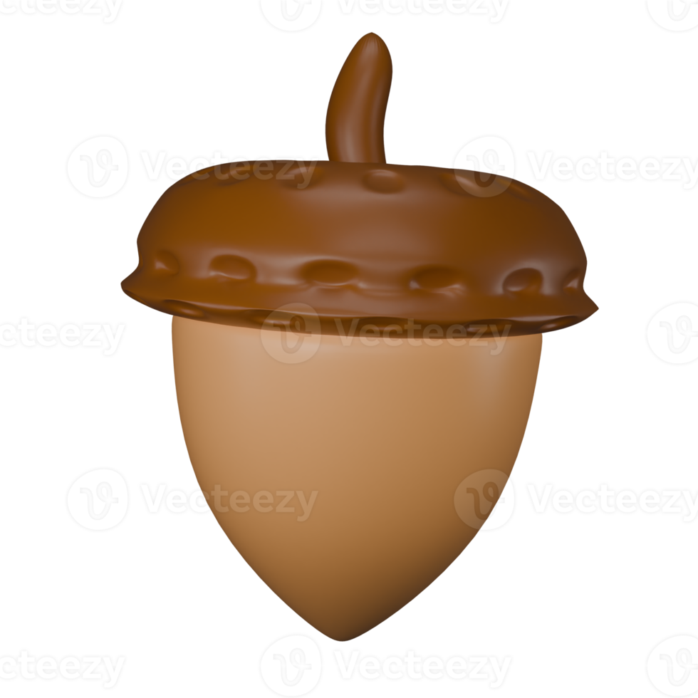 3d Icon Acorn Nuts for Food png
