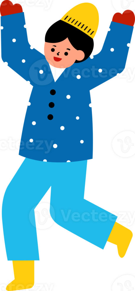 A boy is dancing png