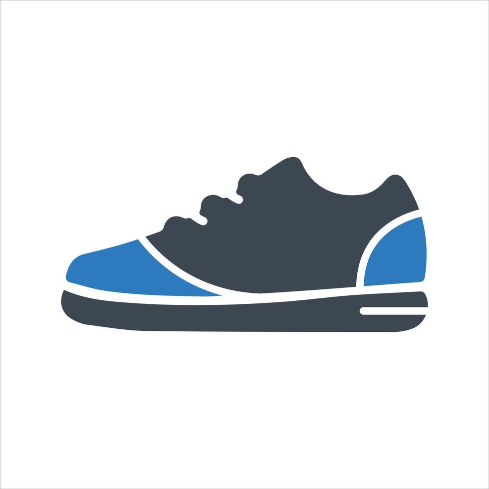 Shoe icon. Casual sporty shoe icon vector