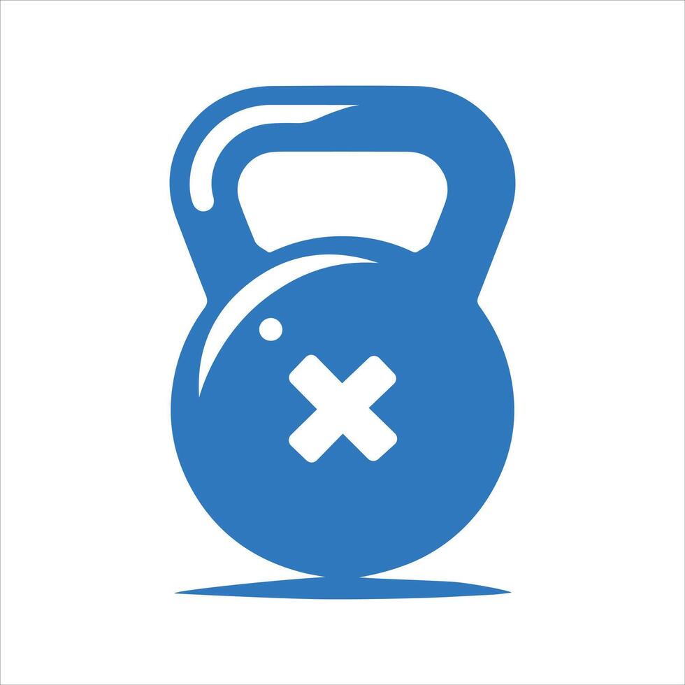 Kettlebell icon . Strong icon vector