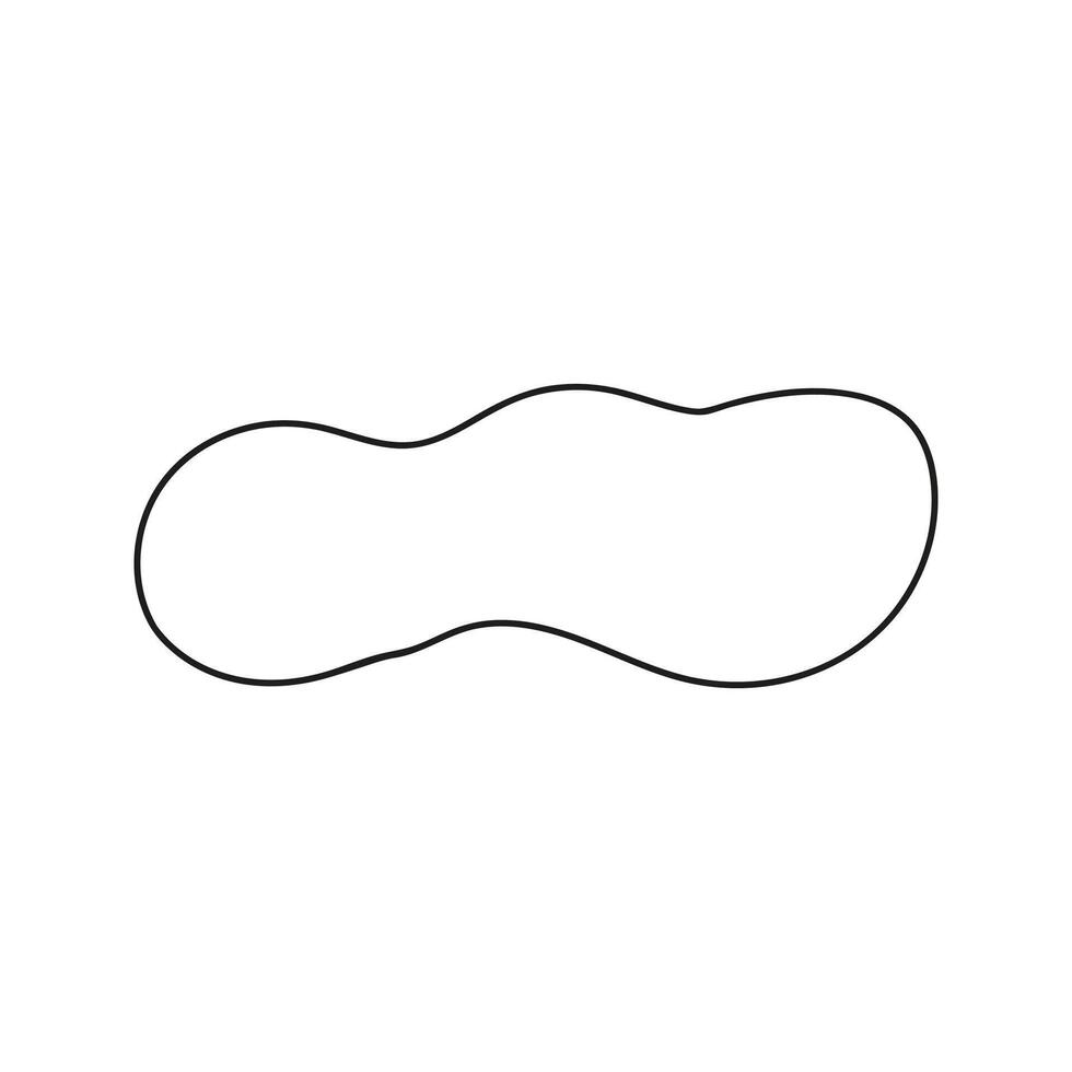Empty speech bubble for message and text. Hand drawn doodle quotes boxes illustration. vector