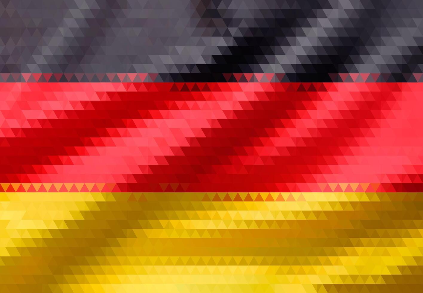 The Flag of Germany with folds vector