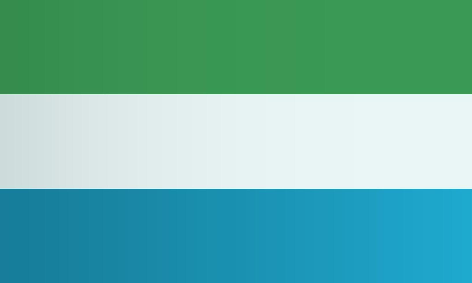 Sierra Leone flag, africancan country vector