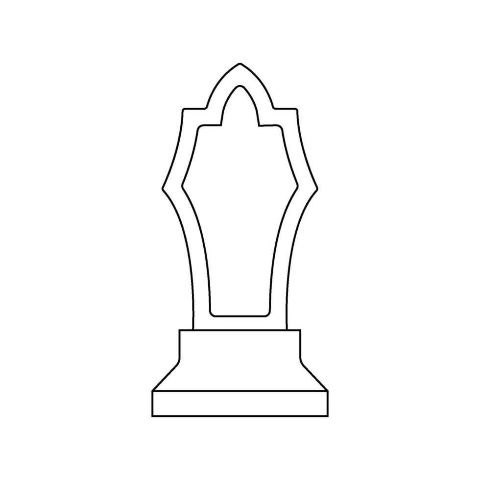 tombstone icon illustration vector