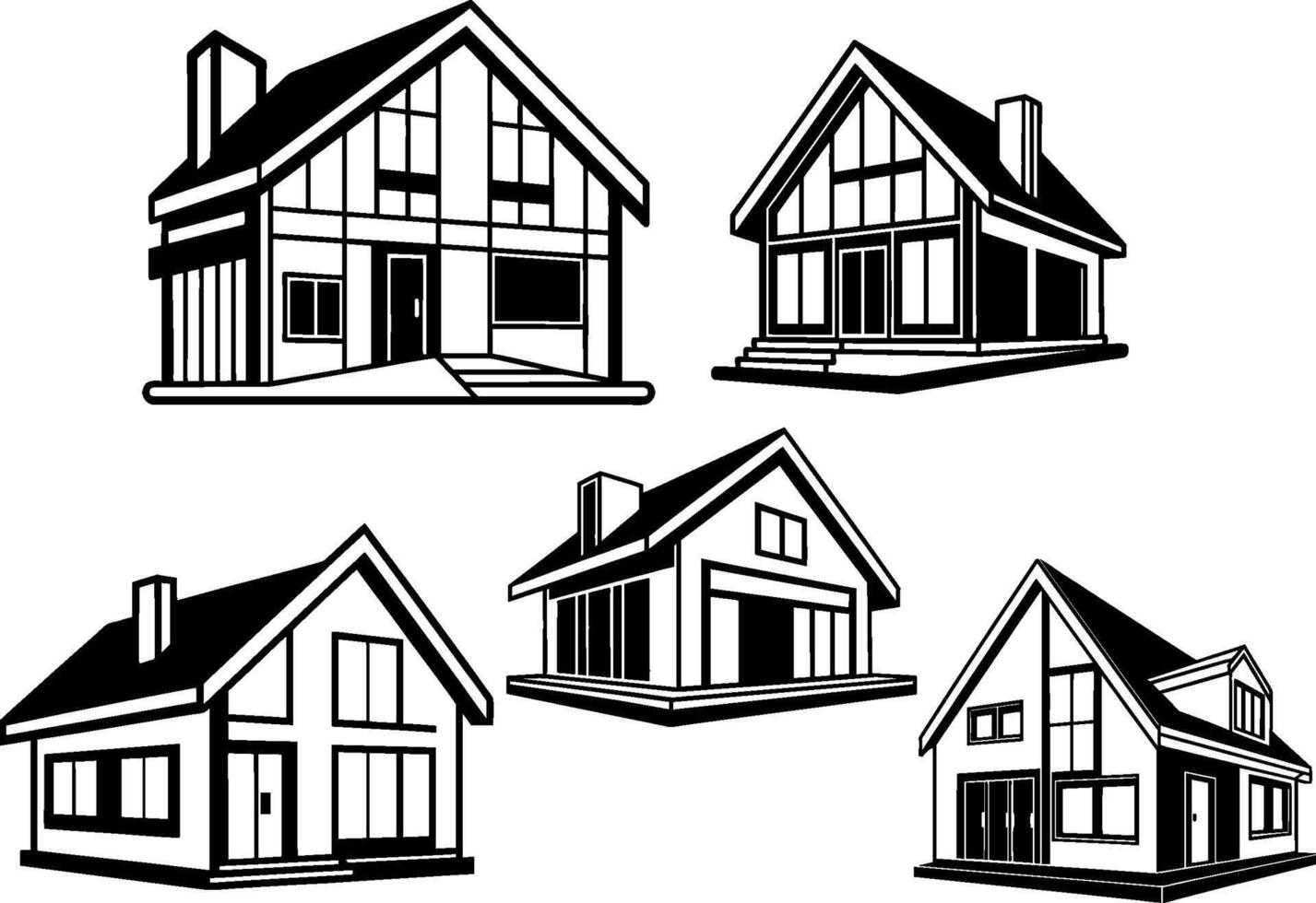Simple home . Home icon. House black and white. House stock illustrations.House Art, Icons, and Graphics for Free Download. vector