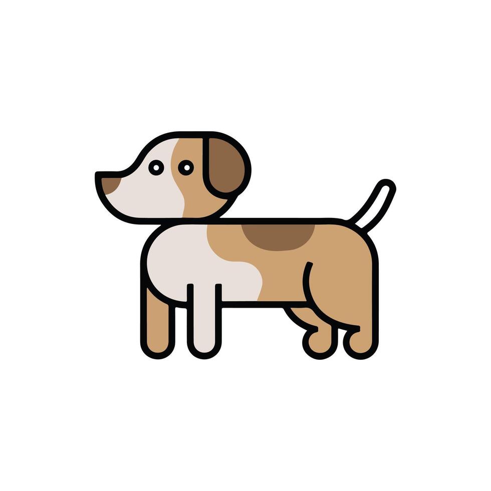 dog and bone vector