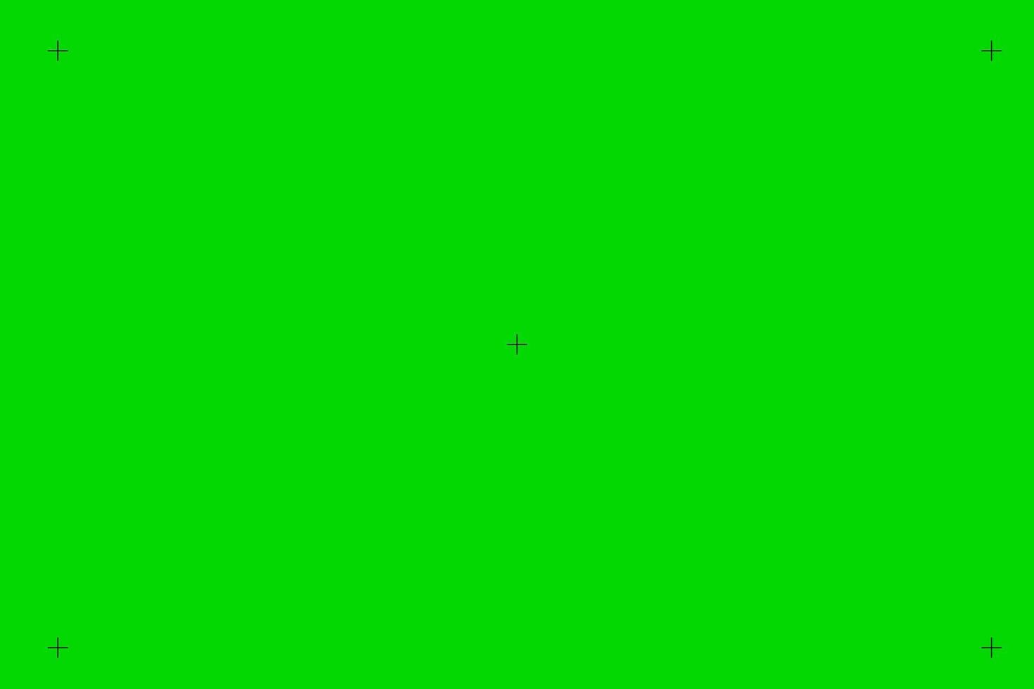 Green screen chroma key background, viewfinder camera frame, film screen template, overlay. Cinema display with grid. vector