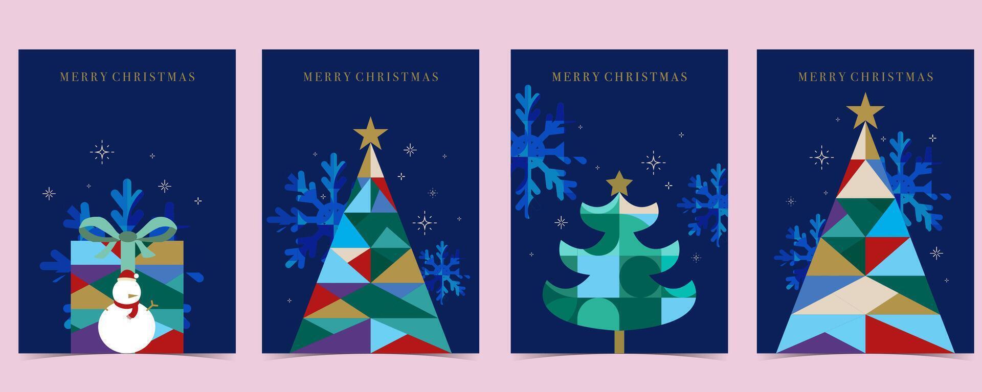 Christmas and happy new year background with snowman. vertical design for A4 vector