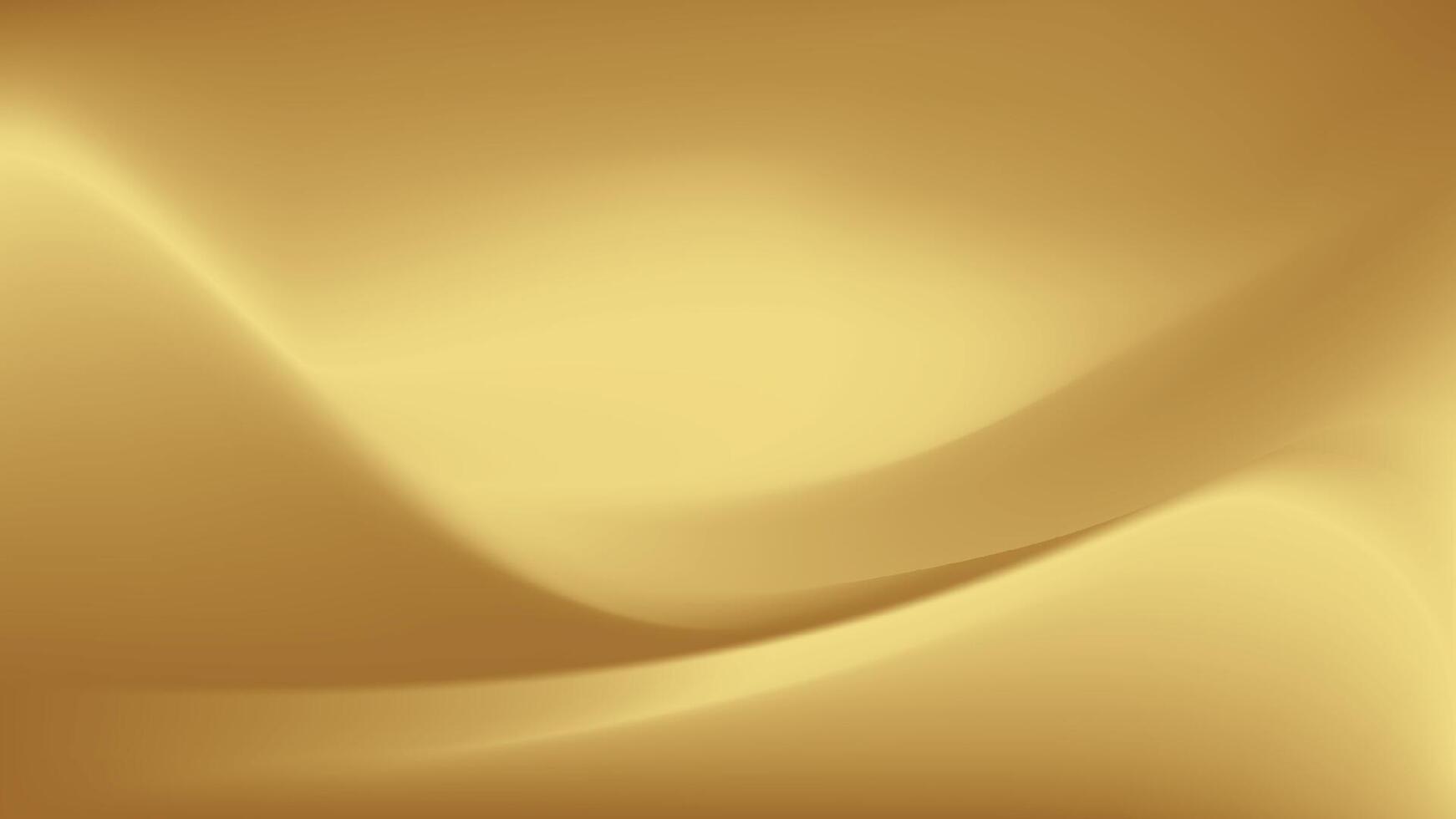 Gold abstract blurred gradient background. illustration. vector