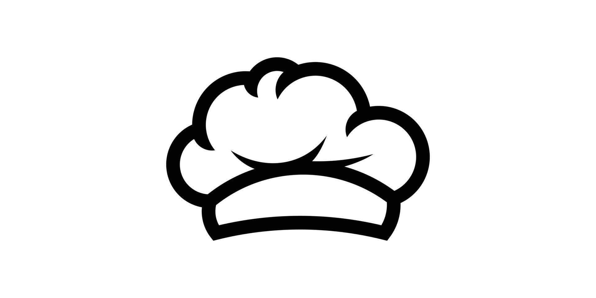 chef hat logo design, food, restaurant, profession, logo design , symbol, icon, creative, idea. vector
