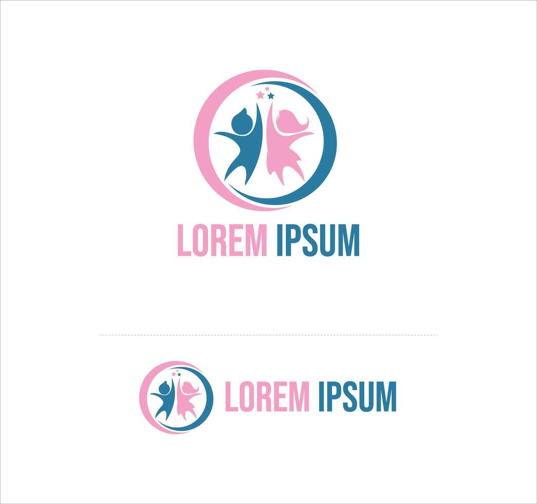 logo design for a children's daycare center vector
