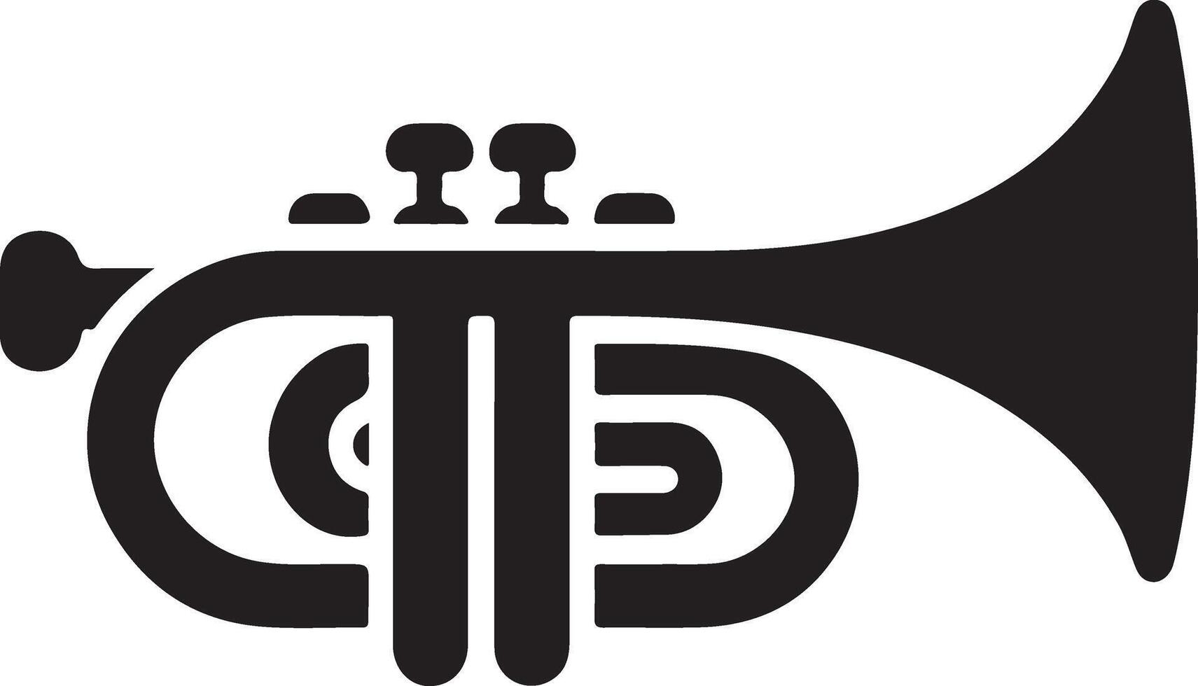 Trumpet Art, Icons, and Graphics vector