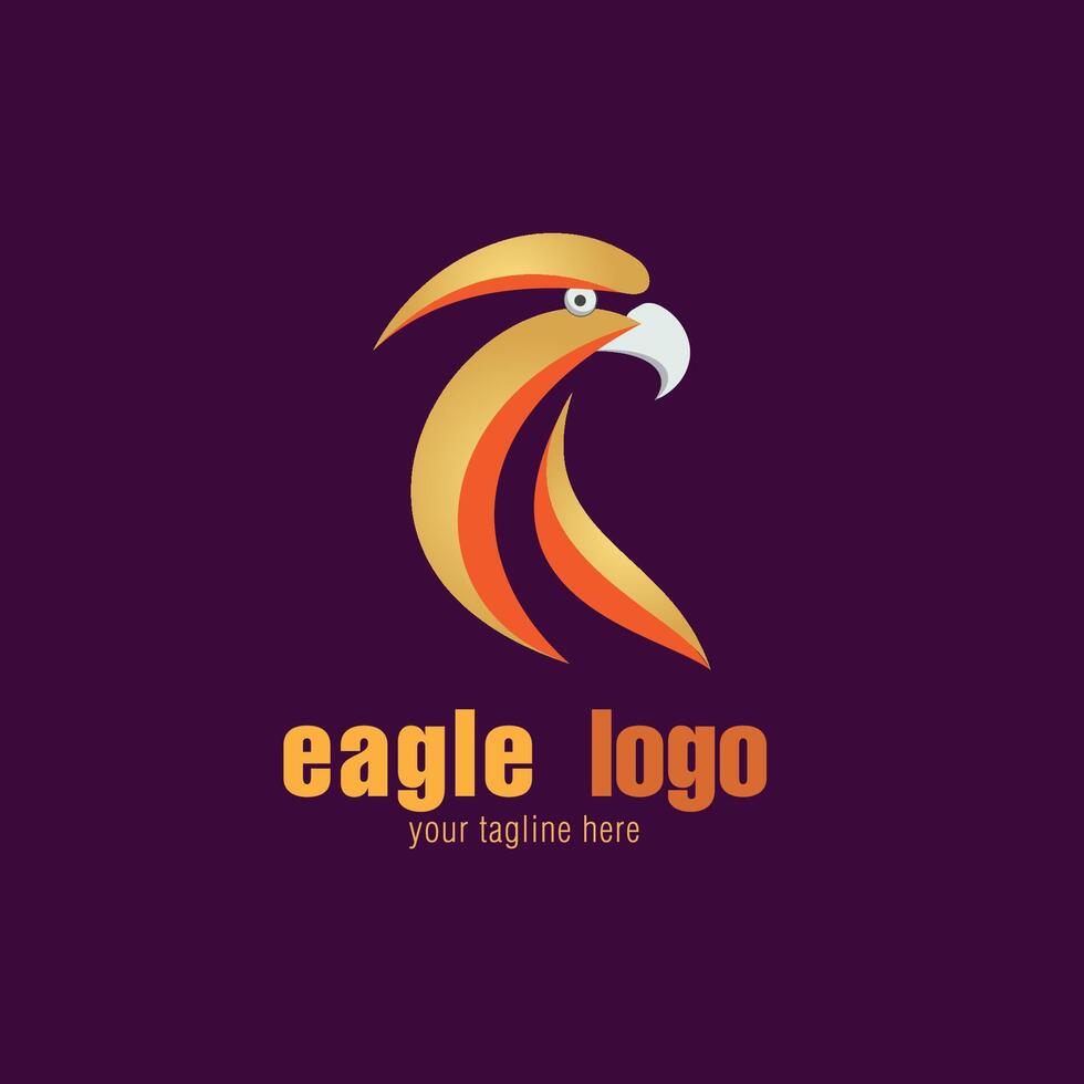 Unique Eagle Logo Design Template vector