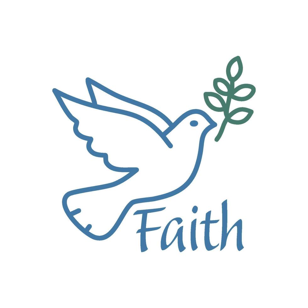 Bible Verses Design About Faith vector