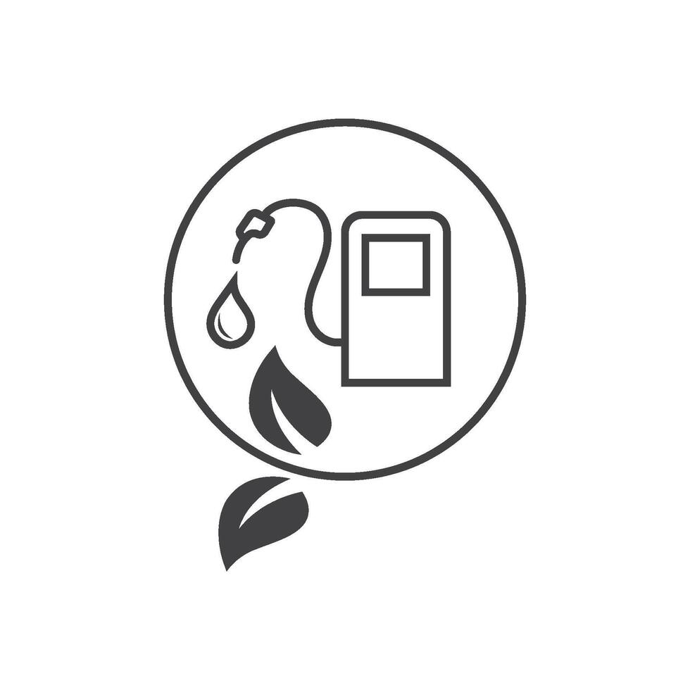 fuel efficient icon element design template web vector