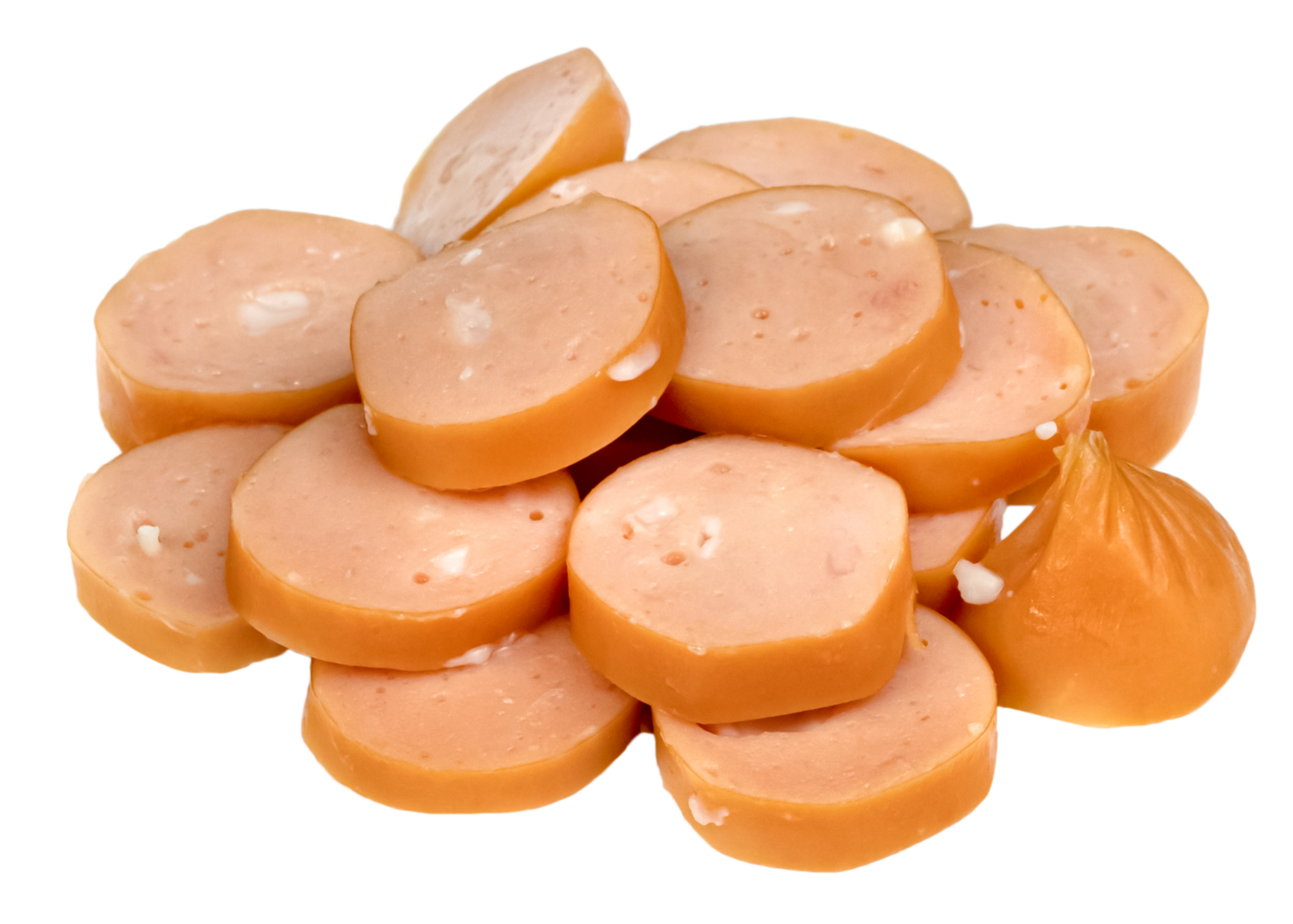 Sausage cheese sliced isolated png