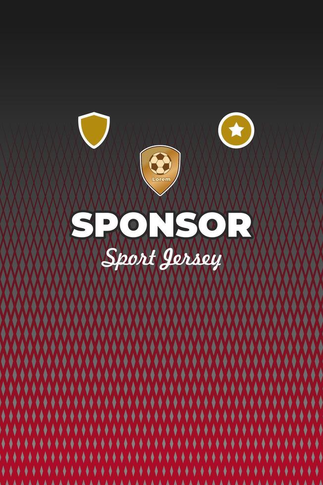 Creating Eye-Catching Sports Jerseys with Sublimation Fabrics. vector