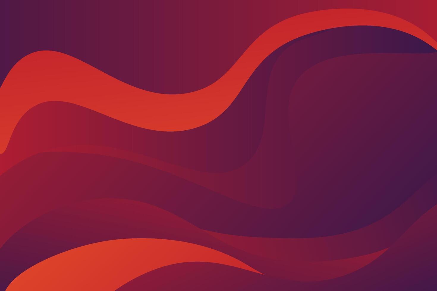 Minimal dark abstract background with red wave design for banner cover, book flayer. Eps10 vector