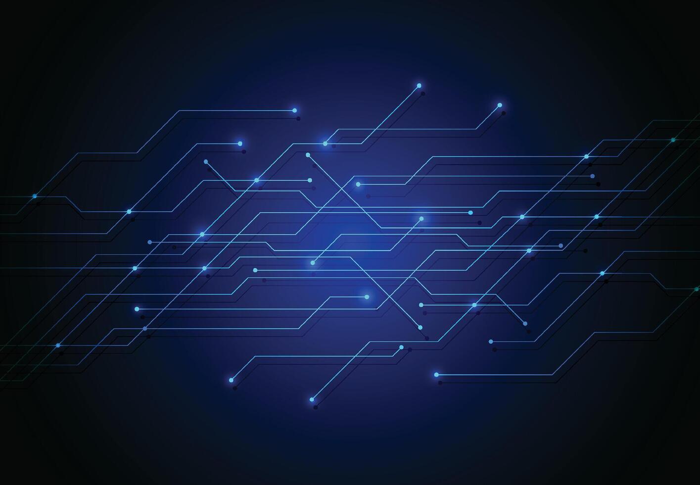 Abstract background with technology circuit board texture. Artificial intelligence electronic board. Communication and engineering concept vector