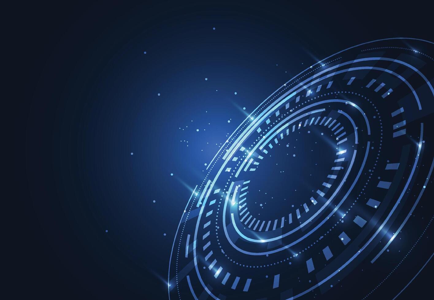 Abstract technology background with Big data. Internet connection, abstract sense of science and technology analytics concept graphic design vector