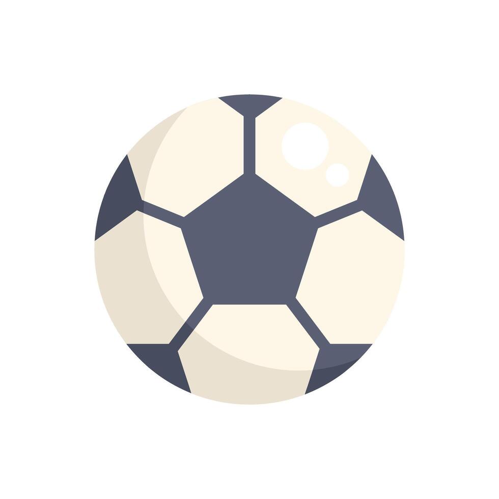Classic soccer ball representing sports and competition vector