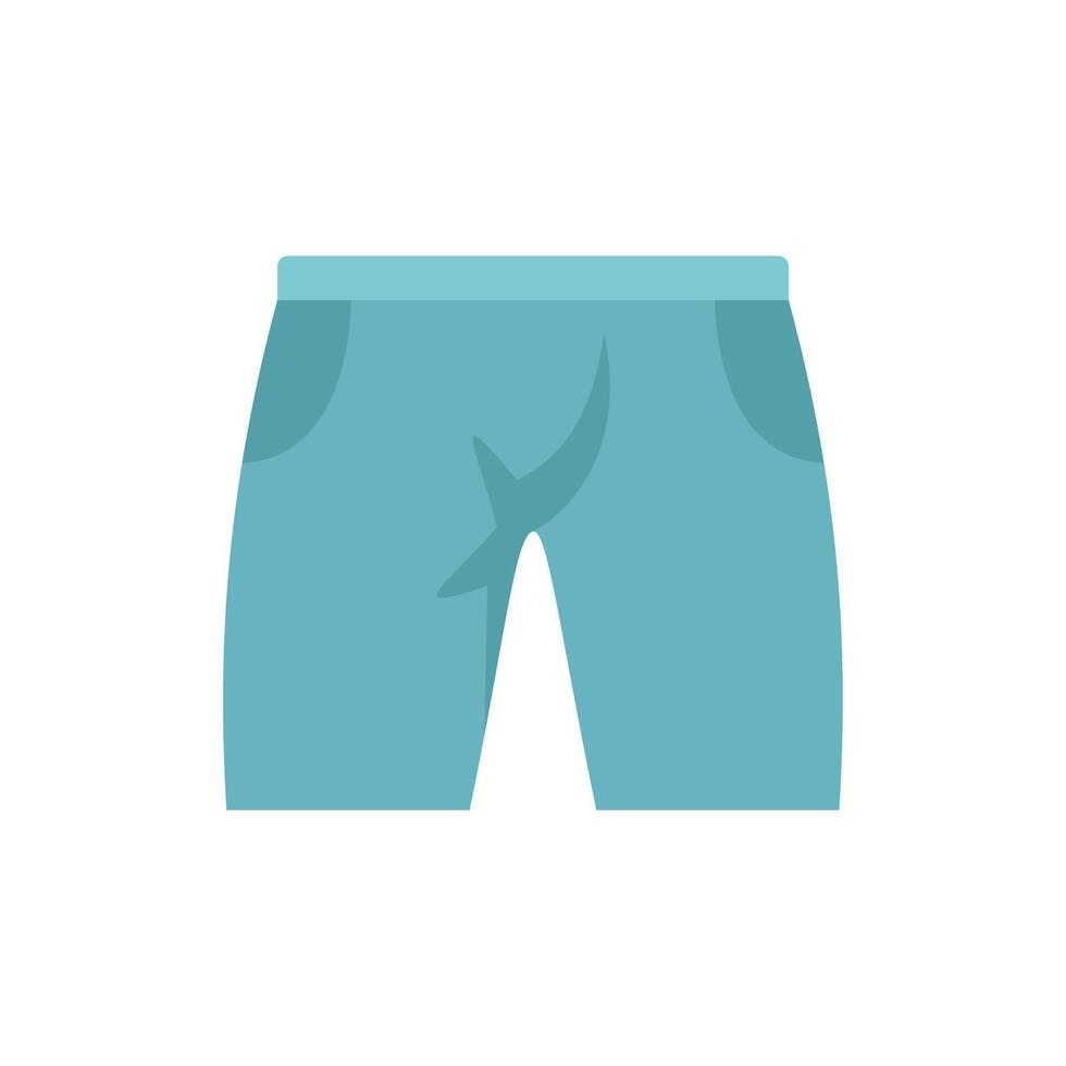 Dirty blue shorts with stain showing concept of laundry day vector