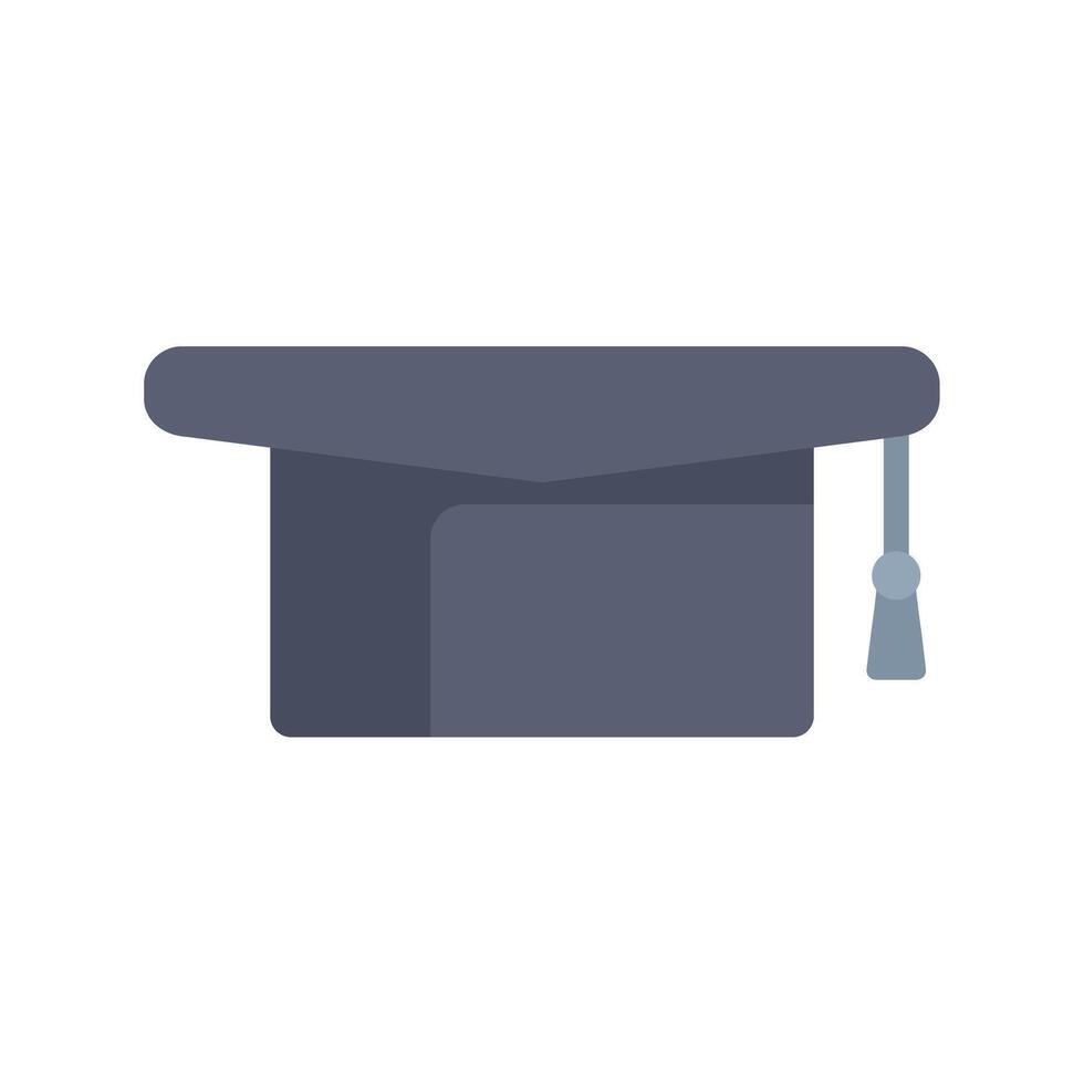 Graduation cap representing success in education and academic achievement vector