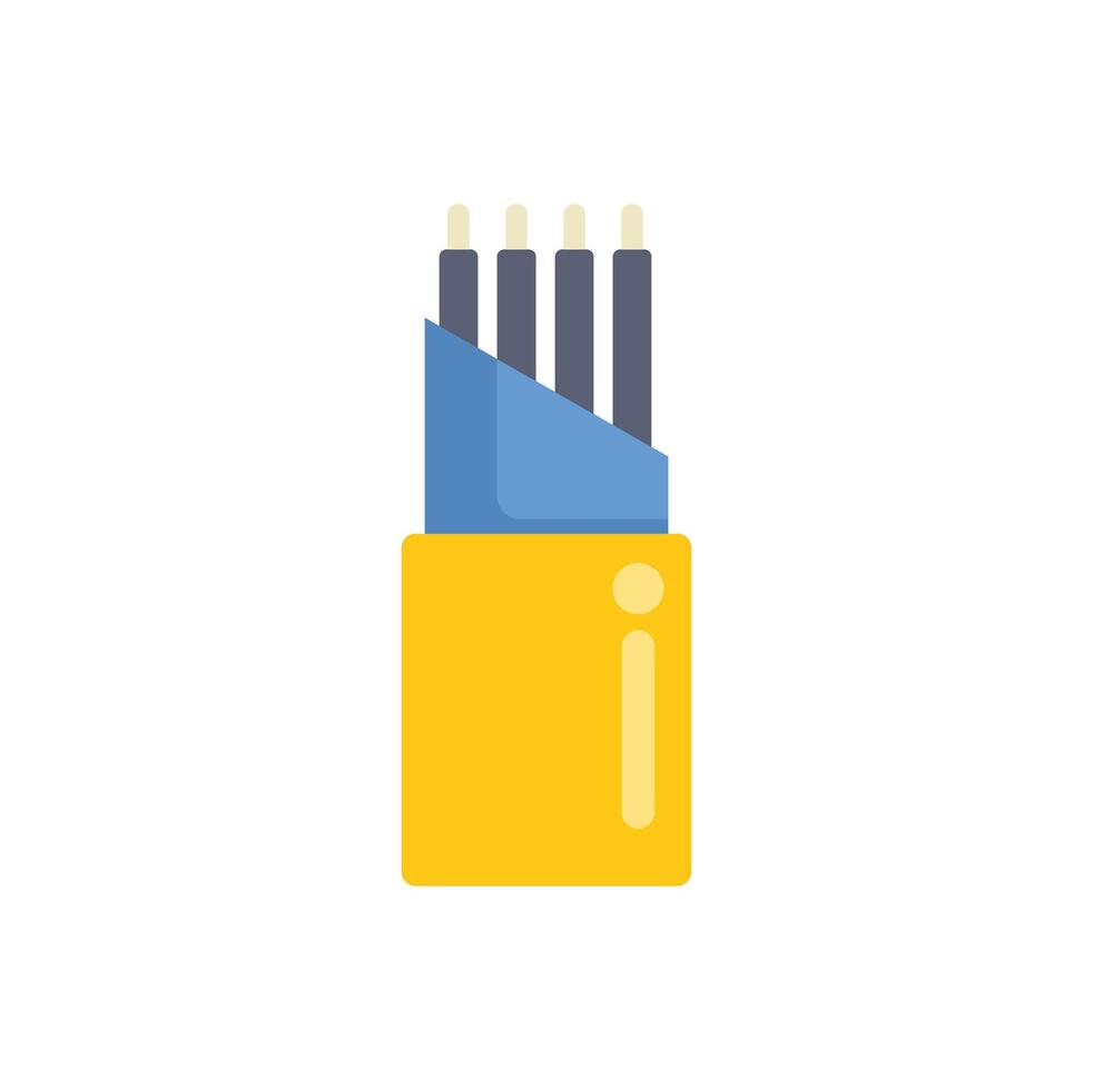 Fiber optic cable showing data transferring through wires in yellow plug vector
