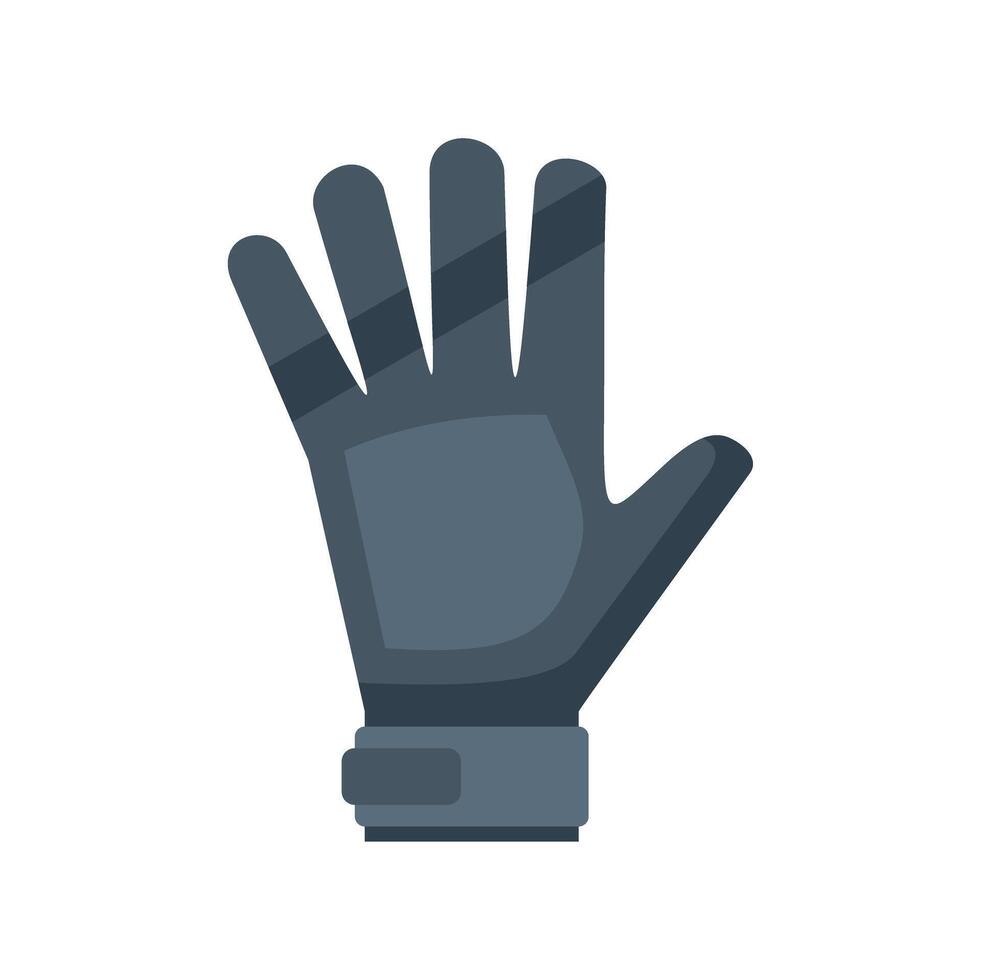 This tactical glove is protecting a hand vector