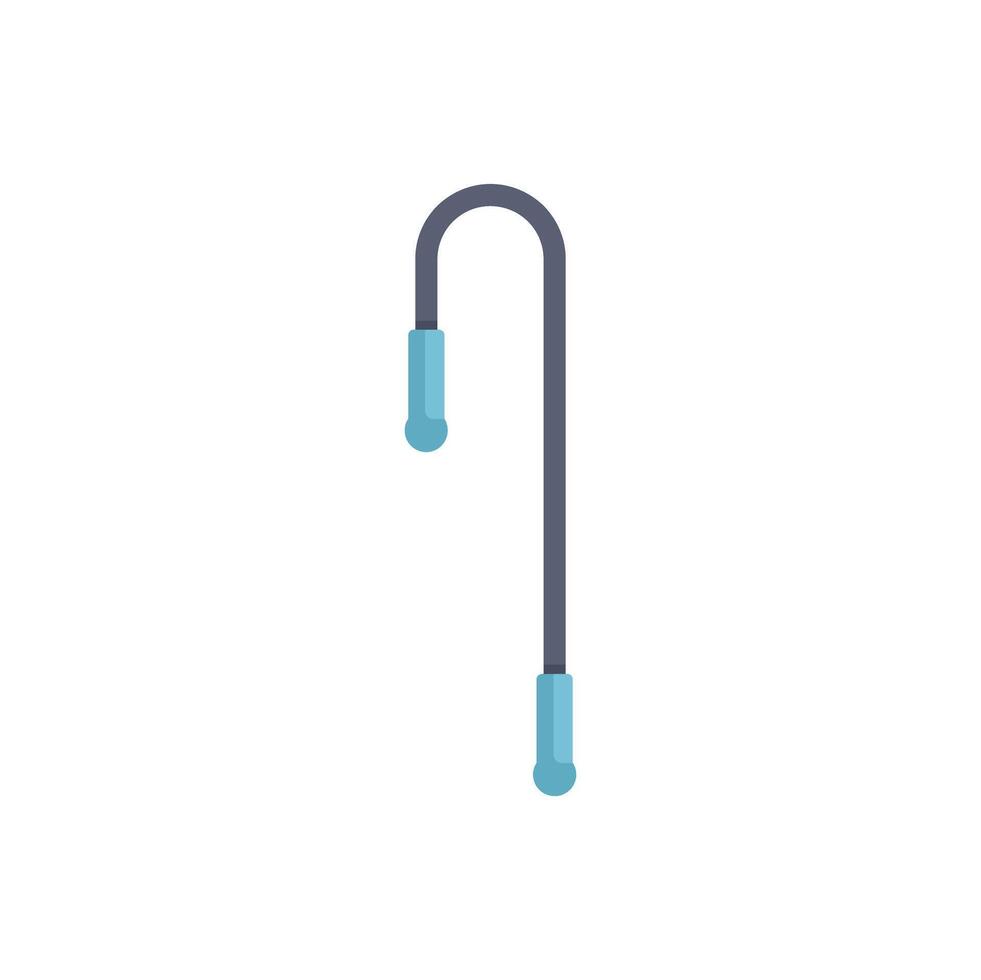 Back scratcher scratching itchy back minimalist icon vector