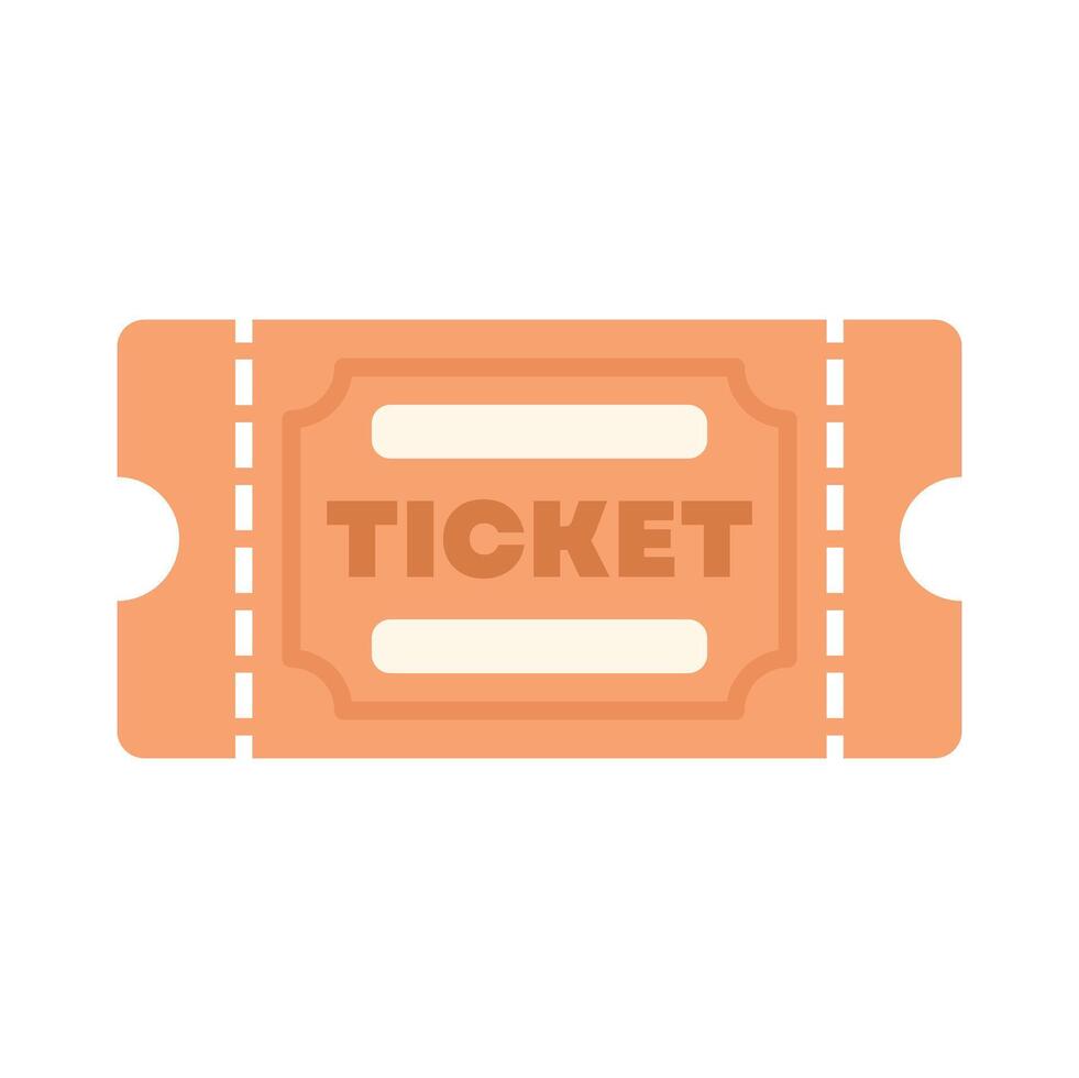 Retro ticket admitting access to an event vector