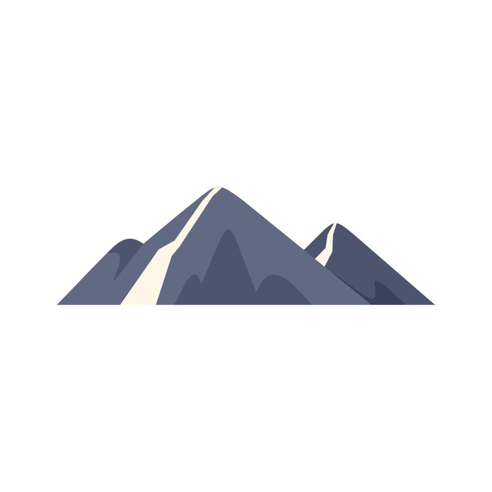 Simple and elegant illustration featuring a mountain range vector