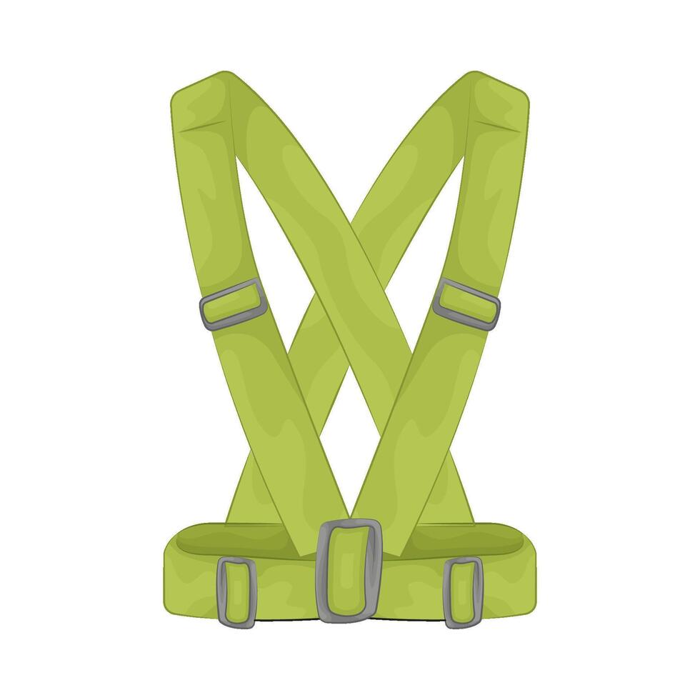 Illustration of Industrial climber security belt vector