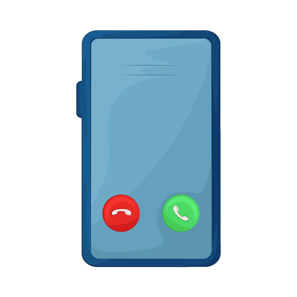 Illustration of phone call vector