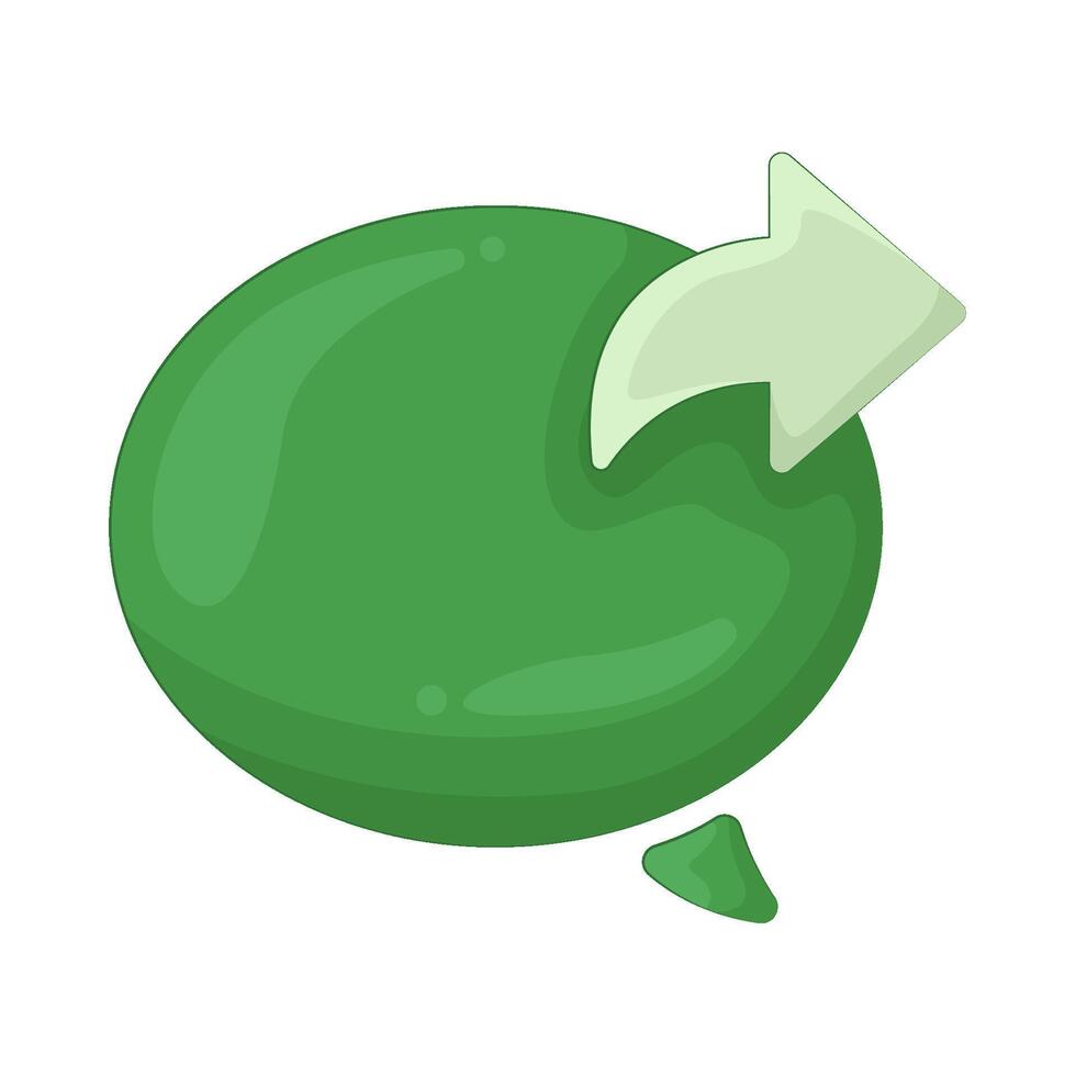 Illustration of share chat vector
